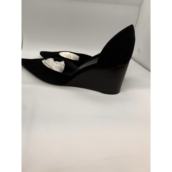 Balenciaga D'Orsay Wedge Heels Black Suede 37 - Picture 8 of 16